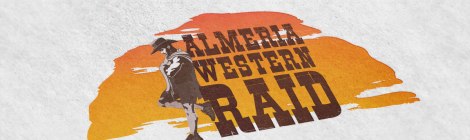 isologo almeria western raid cowboy raider sol poniente
